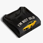 Custom Photo Classic Ride, Classic Vibes - Family Personalized Custom Unisex T-shirt, Premium T-shirt, Hoodie - Father's Day, Gift For Car Lovers, Dad, Grandpa