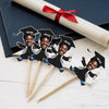 Custom Photo Sweet Success, One Bite At A Time - Family Personalized Custom Cake Toppers - Graduation Gift For Family Members, Siblings, Brothers, Sisters, Best Friends