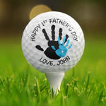 My First Hero With The Best Swing - Family Personalized Custom Golf Ball - Father's Day,  Gift For Dad, Grandpa, Golf Lovers