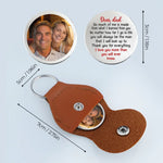 Custom Photo Thank You For Always Being My Guide - Family Personalized Custom Pocket Hug - Father's Day, Gift For Dad