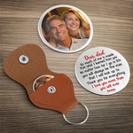Custom Photo Thank You For Always Being My Guide - Family Personalized Custom Pocket Hug - Father's Day, Gift For Dad