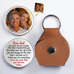 Custom Photo Thank You For Always Being My Guide - Family Personalized Custom Pocket Hug - Father's Day, Gift For Dad