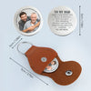Custom Photo A Piece Of My Heart, Always By Your Side - Family Personalized Custom Pocket Hug - Father's Day, Gift For Dad, Grandpa, Son, Daughter, Grandson, Granddaughter
