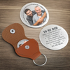 Custom Photo A Piece Of My Heart, Always By Your Side - Family Personalized Custom Pocket Hug - Father's Day, Gift For Dad, Grandpa, Son, Daughter, Grandson, Granddaughter