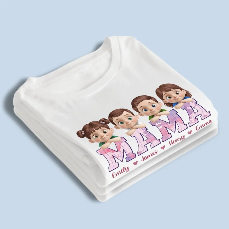 Built With Love - Family  Personalized Custom Unisex T-shirt, Premium T-shirt, Hoodie - Mother's Day, Gift For Mom, Grandma