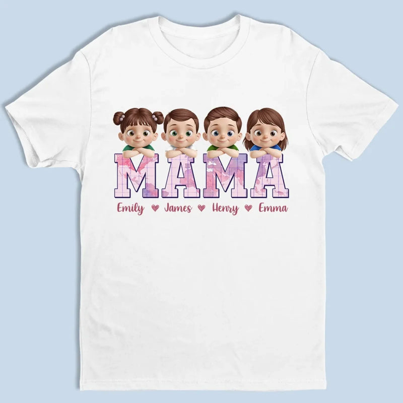 Built With Love - Family  Personalized Custom Unisex T-shirt, Premium T-shirt, Hoodie - Mother's Day, Gift For Mom, Grandma