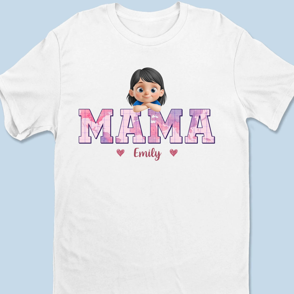 Chosen By Love, Called Mama - Family Personalized Custom Unisex T-shirt, Premium T-shirt, Hoodie - Mother's Day, Gift For Mom, Grandma