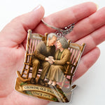 Custom Name Anniversary Gifts for Couples - Personalized Acrylic Keychain