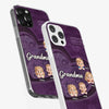 Always In Your Hug, Grandma - Family Personalized Custom Clear Phone Case - Mother's Day, Gift For Mom, Grandma