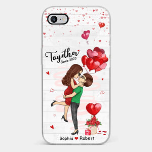 You Are My Greatest Adventure - Couple Personalized Custom Clear Phone Case - Gift For Husband Wife, Anniversary, LGBTQ+