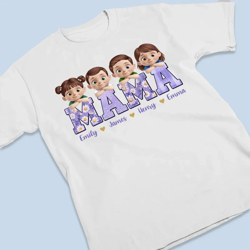 Love Grows Here - Family  Personalized Custom Unisex T-shirt, Premium T-shirt, Hoodie - Mother's Day, Gift For Mom, Grandma