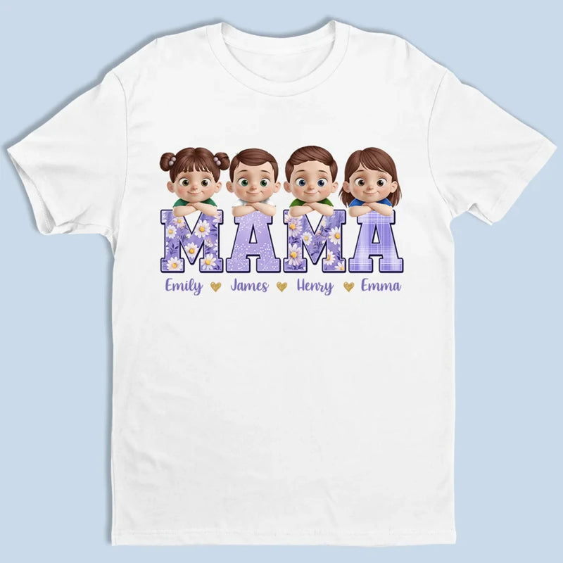 Love Grows Here - Family  Personalized Custom Unisex T-shirt, Premium T-shirt, Hoodie - Mother's Day, Gift For Mom, Grandma