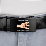 Custom Name Fist Bump Gifts for Dad - Personalized Printed Belt Buckle