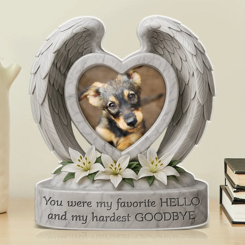 Custom Photo My Sweet Angel - Memorial Personalized Custom Acrylic Plaque Custom Shape - Sympathy Gift For Pet Owners, Pet Lovers