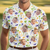 Custom Photo Par-fect Dad - Family Personalized Custom All Over Print Polo Shirt - Father's Day, Gift For Dad, Sport Lovers, Sport Players