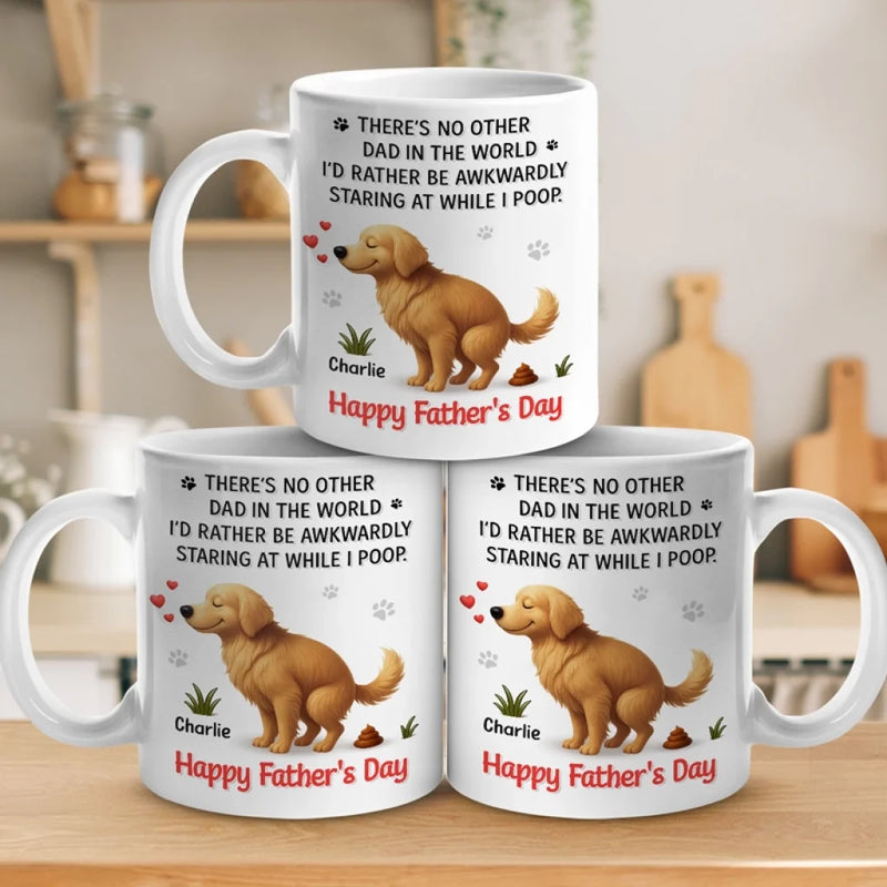 You Walk Me, Feed Me, Love Me - Dog Personalized Custom Mug - Father's Day, Gift For Pet Owners, Pet Lovers
