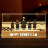 Forever Your Little Crew - Family Personalized Custom Acrylic Letters 3D LED Night Light - Father's Day, Gift For Dad, Grandpa