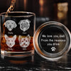 Custom Photo You're Pawsitively The Best, Dad - Dog & Cat Personalized Custom Whiskey Glass With Bottom And Side Engraving - Father's Day,  Gift For Dad, Pet Owners, Pet Lovers