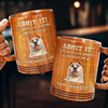 I’m Your Daily Dose Of Chaos - Dog Personalized Custom Wooden Mug - Father's Day,  Gift For Dad, Pet Owners, Pet Lovers