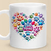 Fur Babies, Full Heart - Dog & Cat Personalized Custom Mug - Mother's Day, Gift For Pet Owners, Pet Lovers