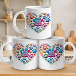 Custom Name Dog Mom Gifts for Pet Lovers - Personalized Mugs