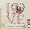 Custom Photo Love Rooted In Time, Blooming Still - Couple Personalized Custom Acrylic Plaque Custom Shape - Gift For Husband Wife, Anniversary
