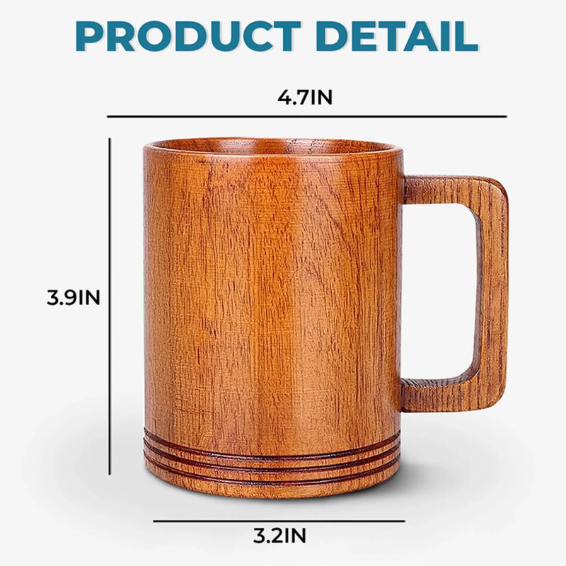 The Catfather, Chosen By My Cat - Cat Personalized Custom Wooden Mug - Father's Day,  Gift For Dad, Pet Owners, Pet Lovers