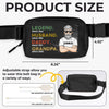 A Legacy In Motion - Family Personalized Custom Crossbody & Waist Bag - Father's Day, Gift For Dad, Grandpa