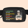 A Legacy In Motion - Family Personalized Custom Crossbody & Waist Bag - Father's Day, Gift For Dad, Grandpa