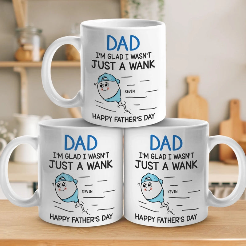 One Squirt Of Greatness, Cheers Dad - Family Personalized Custom Mug - Father's Day, Gift For Dad