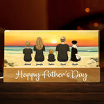 Your Love Lights Our World - Family Personalized Custom Acrylic Letters 3D LED Night Light - Father's Day, Gift For Family