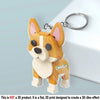 Custom Photo Tiny But Mighty - Dog & Cat Personalized Custom Shaped Acrylic Keychain - Gift For Pet Owners, Pet Lovers