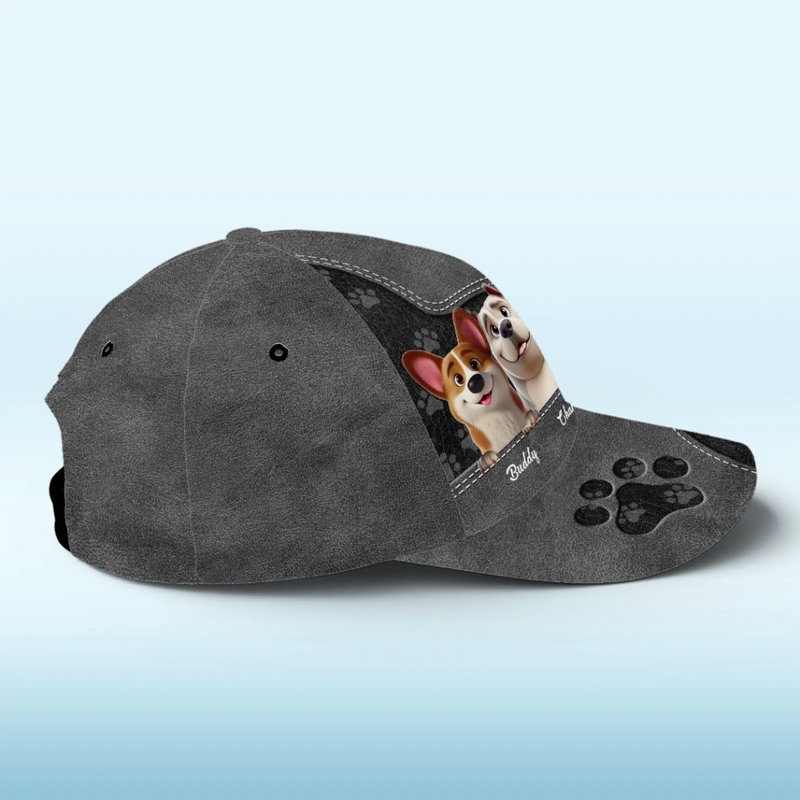 Pawtners For Life - Dog Personalized Custom Hat, All Over Print Classic Cap - Father's Day, Gift For Pet Owners, Pet Lovers