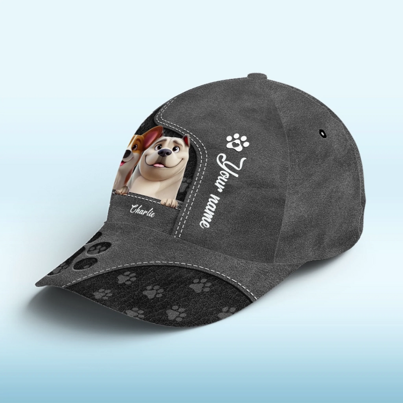 Pawtners For Life - Dog Personalized Custom Hat, All Over Print Classic Cap - Father's Day, Gift For Pet Owners, Pet Lovers