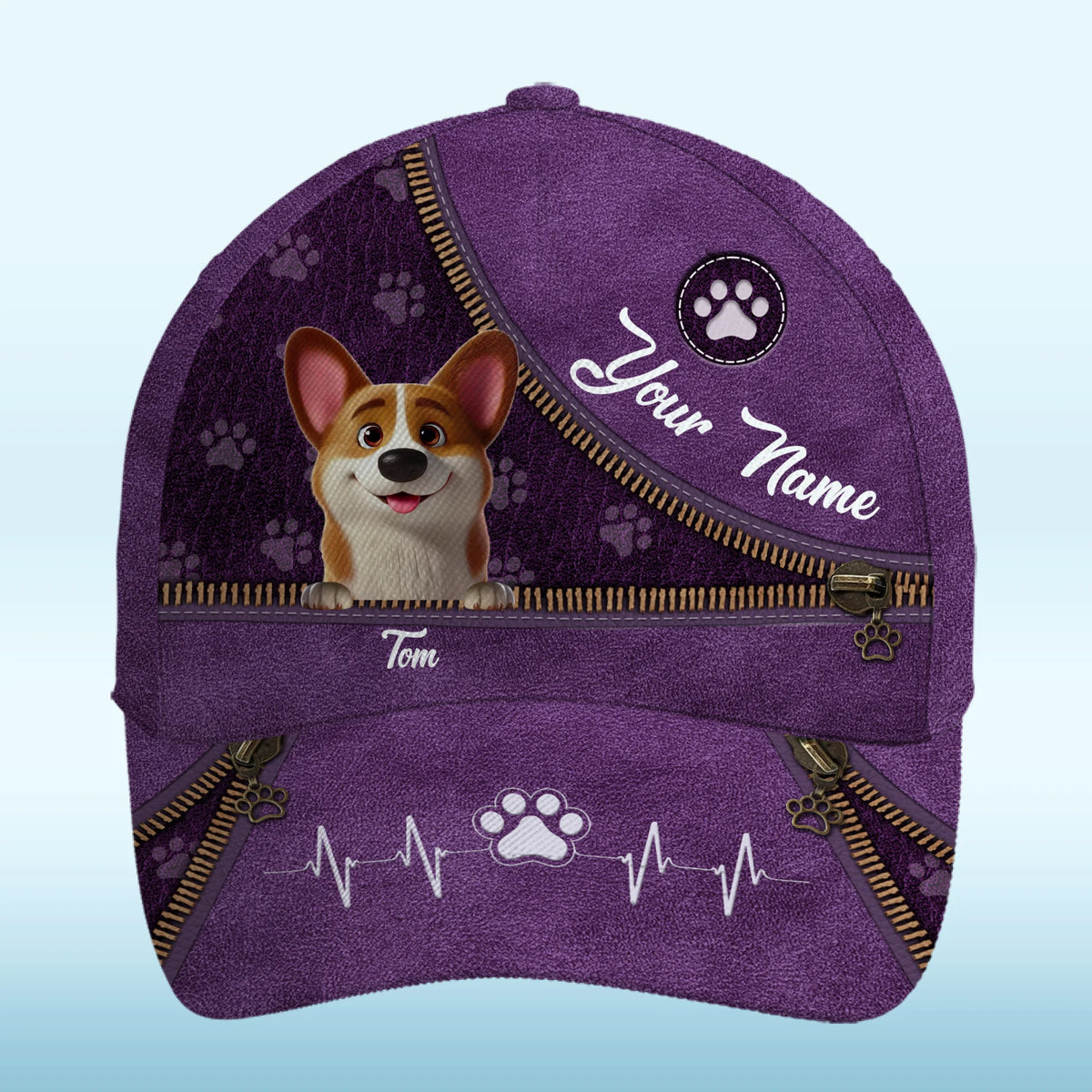 Built For Belly Rubs - Dog Personalized Custom Hat, All Over Print Classic Cap - Father's Day, Gift For Pet Owners, Pet Lovers