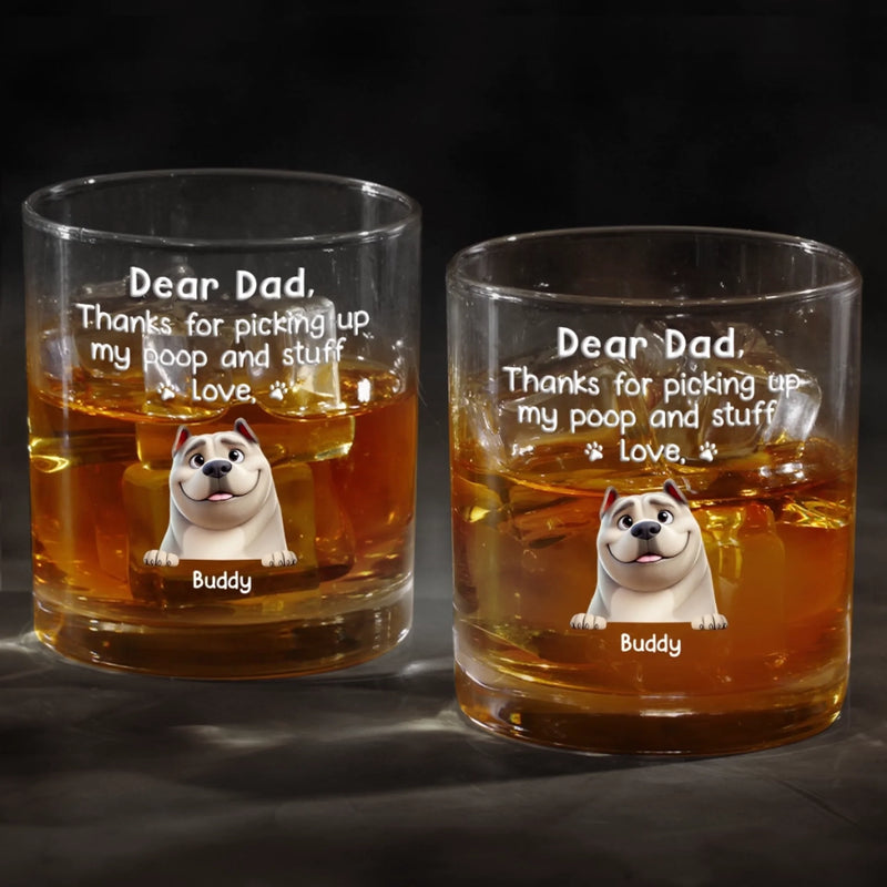 Loyalty Comes In Fur - Dog Personalized Custom Whiskey Glass - Father's Day, Gift For Pet Owners, Pet Lovers