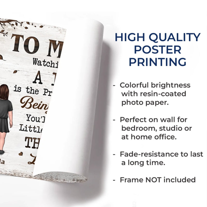 Now You Are Their Hero - Family Personalized Custom Horizontal Poster - Father's Day, Gift For Son