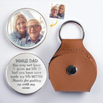 Custom Photo Family Chose You Dad - Family Personalized Custom Pocket Hug - Father's Day, Gift For Dad, Stepdad, Grandpa