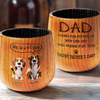 Fur Real, You're The Best - Dog Personalized Custom Wooden Whiskey Glass - Father's Day, Gift For Pet Owners, Pet Lovers