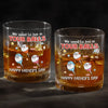 You Made Me, Literally - Family Personalized Custom Whiskey Glass - Father's Day, Gift For Dad