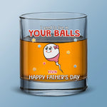 You Made Me, Literally - Family Personalized Custom Whiskey Glass - Father's Day, Gift For Dad