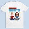 Built By Awesome Daughters - Family Personalized Custom Unisex T-shirt, Premium T-shirt, Hoodie - Father's Day, Gift For Dad, Daughter