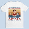 World’s Most Purr-fect Cat Dad - Cat Personalized Custom Unisex T-shirt, Premium T-shirt, Hoodie - Father's Day,  Gift For Dad, Pet Owners, Pet Lovers