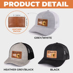 Pup’s Favorite Human - Dog Personalized Custom Leather Patch Hat - Father's Day, Gift For Pet Owners, Pet Lovers