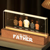 I Am Their Father - Family Personalized Custom Acrylic Letters 3D LED Night Light - Father's Day, Gift For Dad, Grandpa