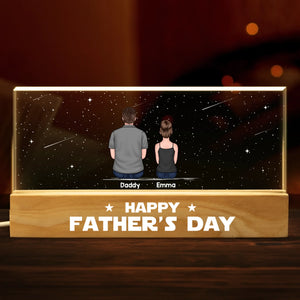 I Am Their Father - Family Personalized Custom Acrylic Letters 3D LED Night Light - Father's Day, Gift For Dad, Grandpa