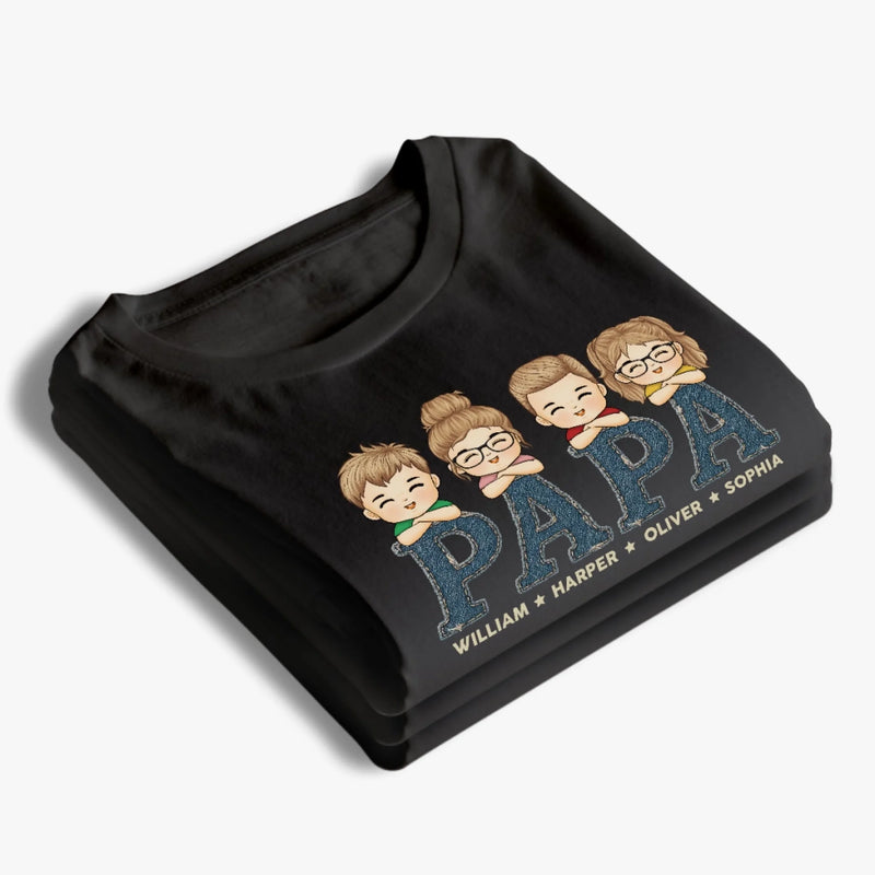 We Make You Proud And Tired - Family Personalized Custom Unisex T-shirt, Premium T-shirt, Hoodie - Father's Day, Gift For Dad, Grandpa