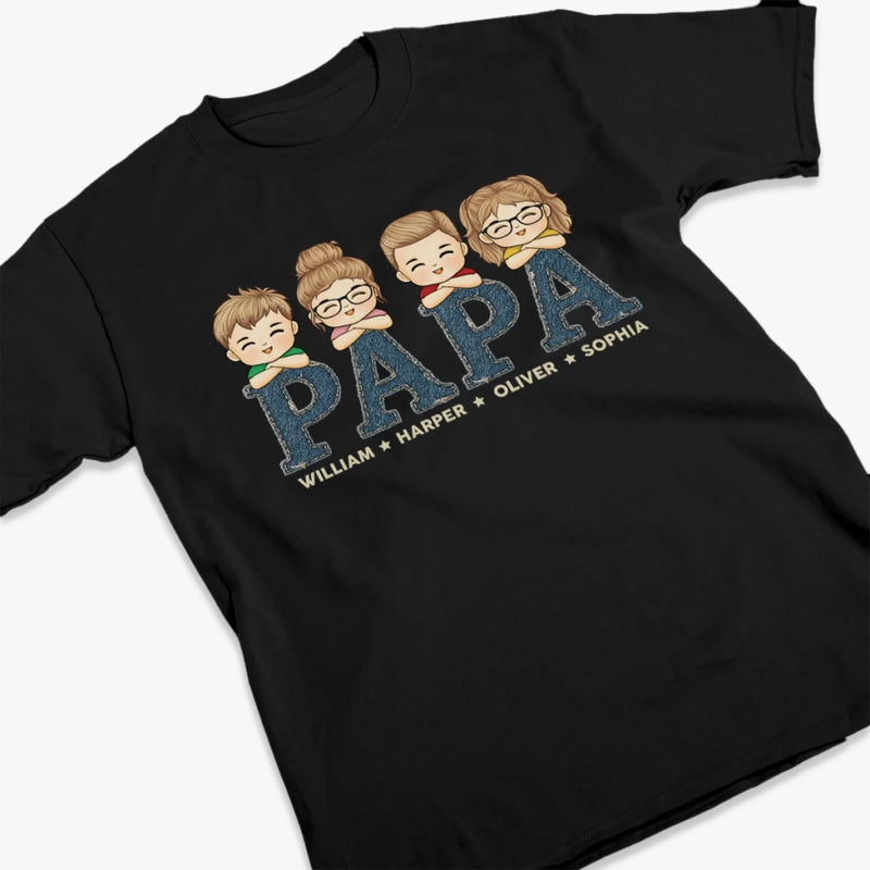 We Make You Proud And Tired - Family Personalized Custom Unisex T-shirt, Premium T-shirt, Hoodie - Father's Day, Gift For Dad, Grandpa