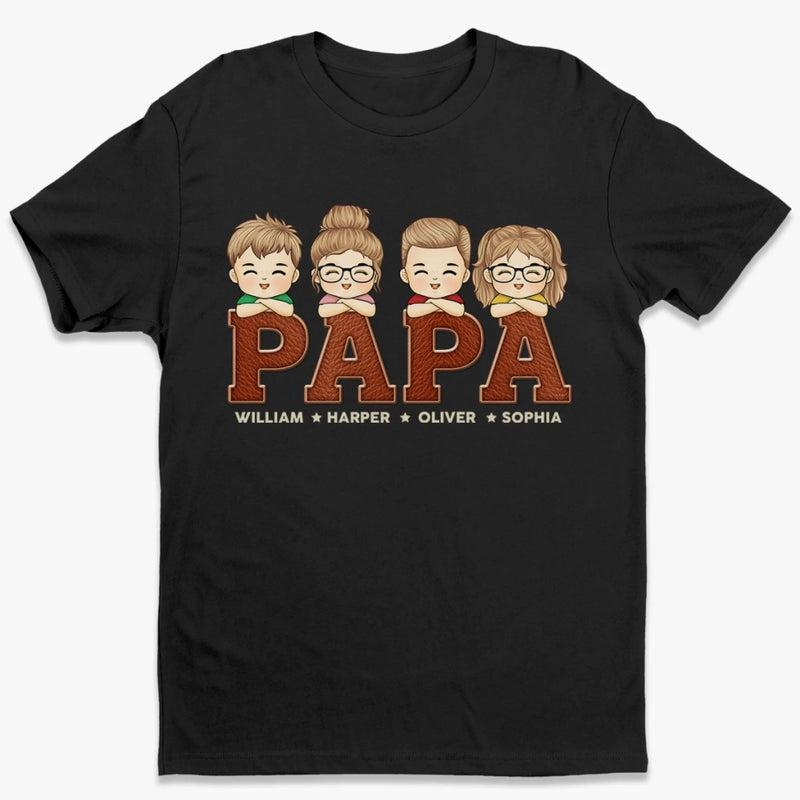 You're Stuck With Me, Dad - Family Personalized Custom Unisex T-shirt, Premium T-shirt, Hoodie - Father's Day, Gift For Dad, Grandpa