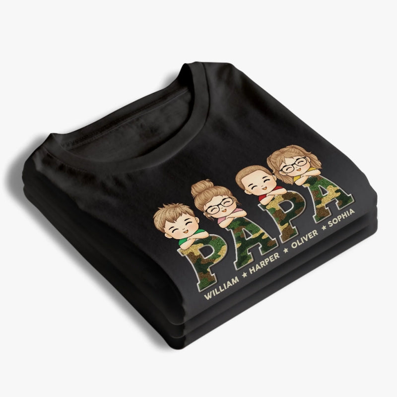 Congrats On Surviving Me So Far - Family Personalized Custom Unisex T-shirt, Premium T-shirt, Hoodie - Father's Day, Gift For Dad, Grandpa